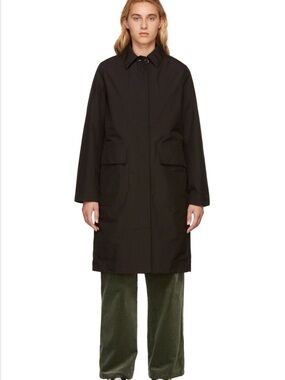Bottega Venata Black Women's Mid-Length Coat